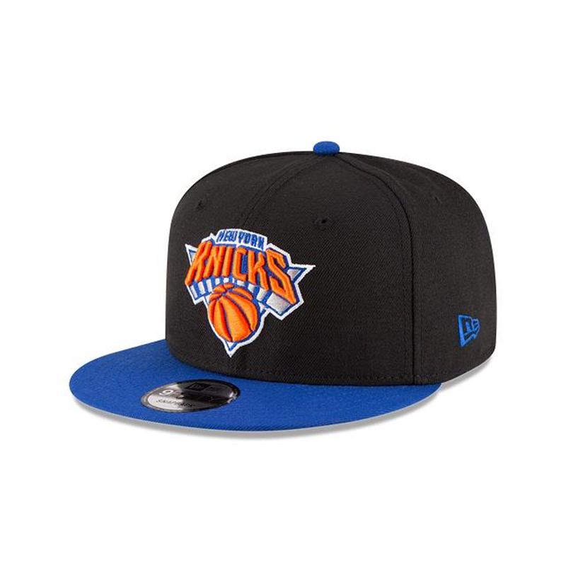 NBA New York Knicks Two Tone 9Fifty Snapback (UQG7321) - Black New Era Caps